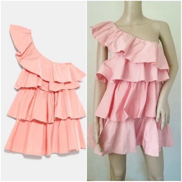 Zara Limited edition ruffled assymetrical dress - Picture 8 of 8